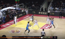 他的站位